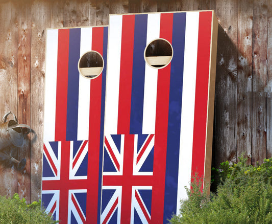 "Hawaii Flag" Cornhole Boards