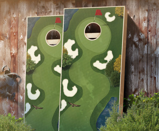 "Hole in One" Cornhole Boards