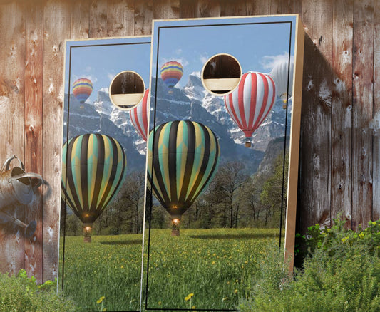 "Hot Air Balloon" Cornhole Boards