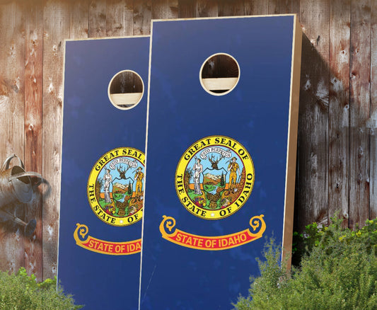 "Idaho Flag" Cornhole Boards