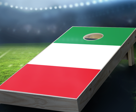 "Italian Flag" Cornhole Boards