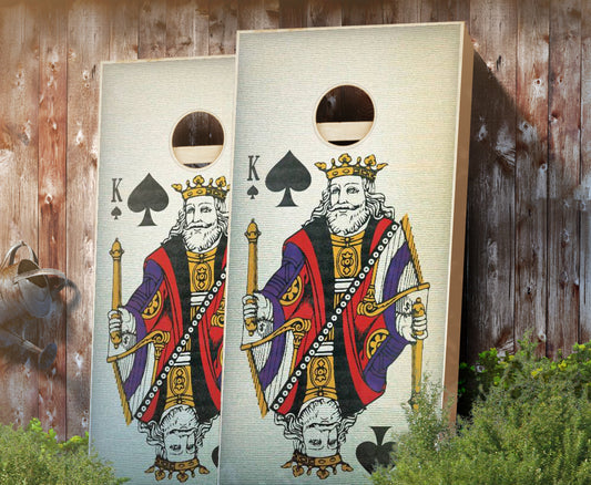 "King of Spades" Cornhole Boards