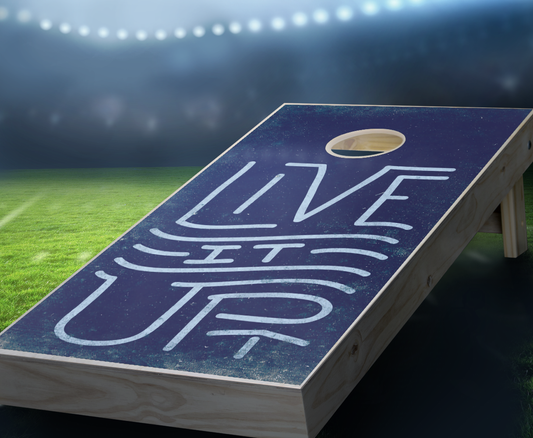 "Live it Up" Cornhole Boards