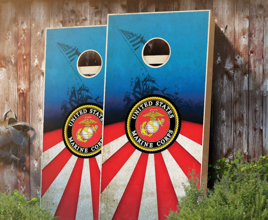 "Marines Seal" Cornhole Boards