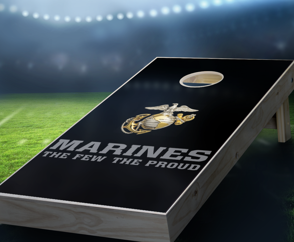 "Marines The Few The Proud" Cornhole Boards