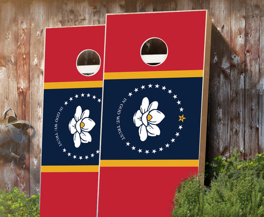 "Mississippi Flag" Cornhole Boards