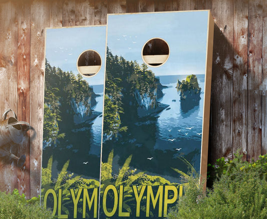 "Olympic" National Park Cornhole Boards