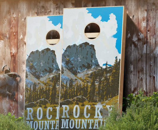 "Rocky Mountains" National Park Cornhole Boards