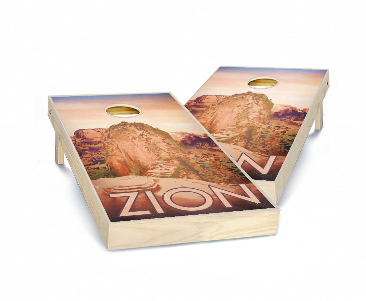 "Zion" National Park Cornhole Boards