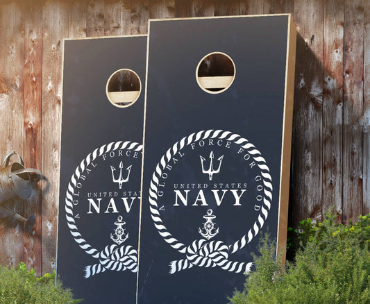 "Navy Global Force for Good" Cornhole Boards