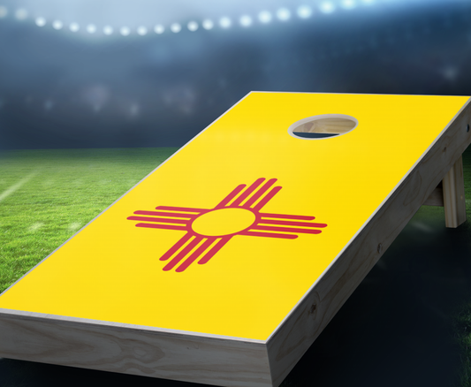 "New Mexico Flag" Cornhole Boards