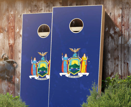 "New York Flag" Cornhole Boards