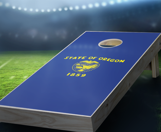 "Oregon Flag" Cornhole Boards