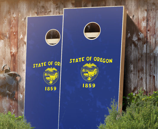 "Oregon Flag" Cornhole Boards