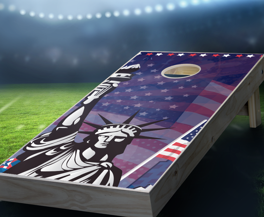 "Patriot Liberty" Cornhole Boards