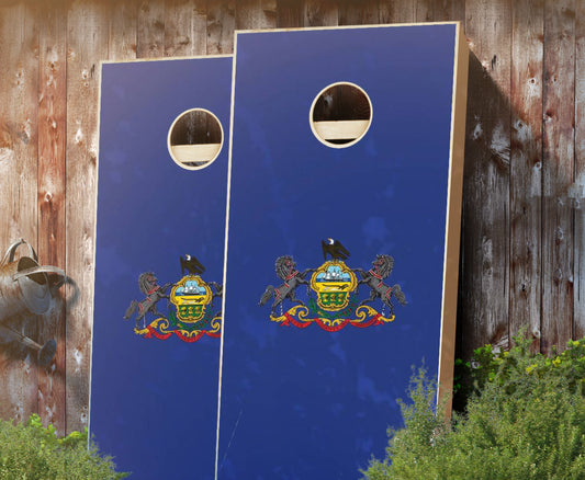 "Pennsylvania Flag" Cornhole Boards