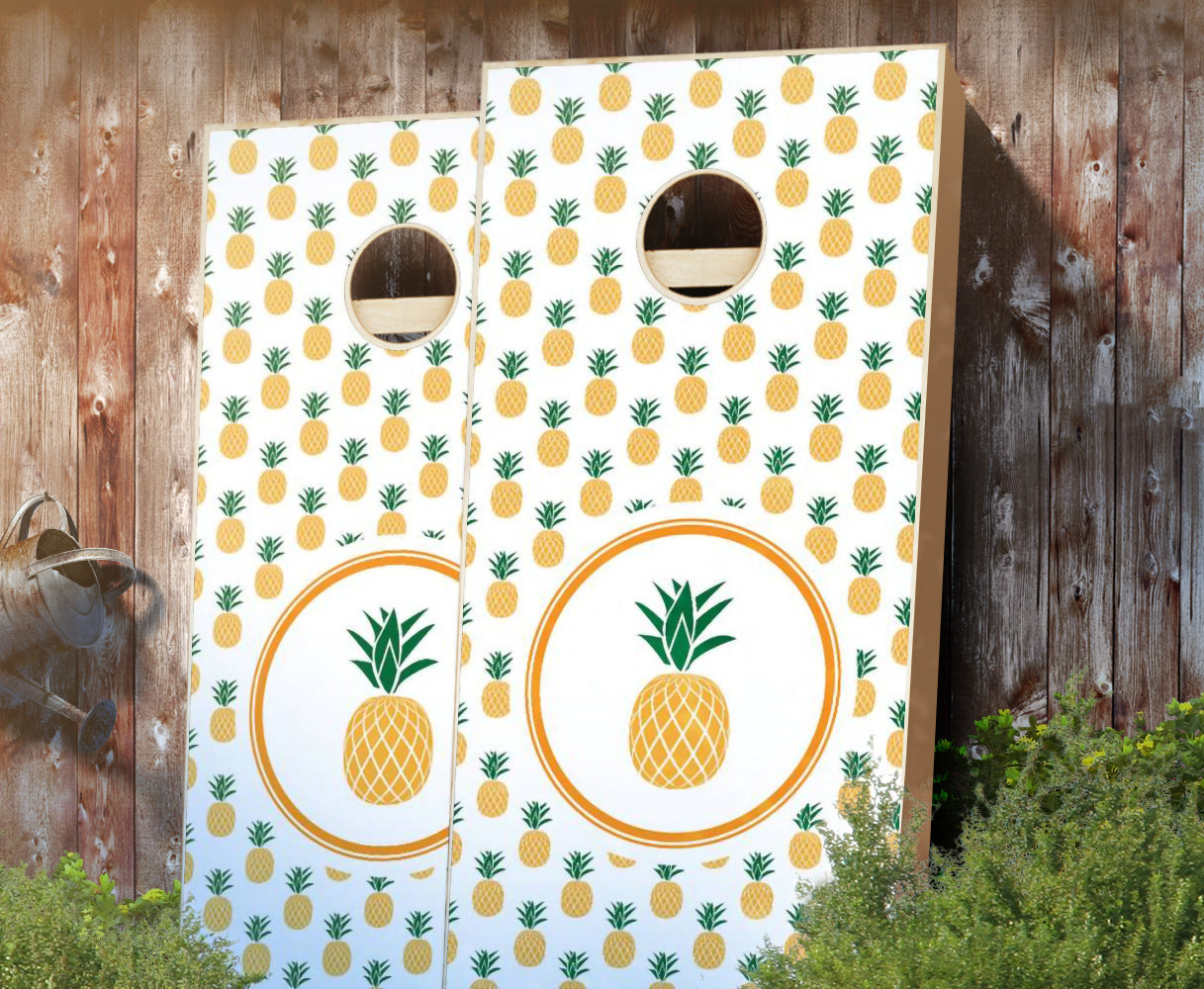 "Pineapple" Cornhole Boards