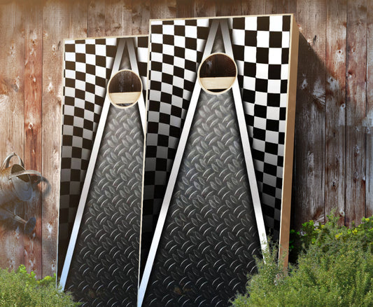 "Racing" Cornhole Boards