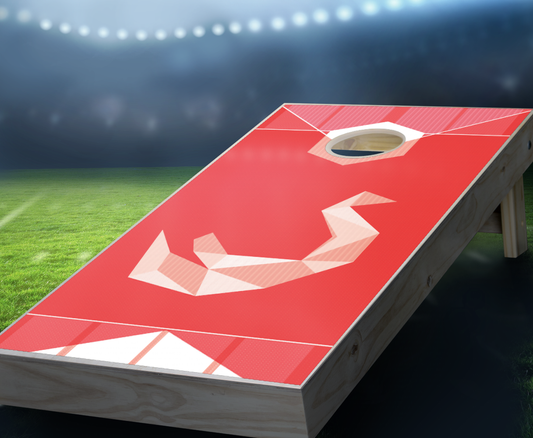 "Red Swan" Cornhole Boards