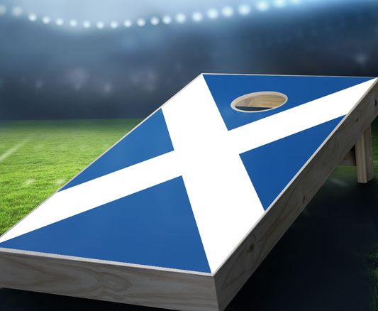 "Scottish Flag" Cornhole Boards