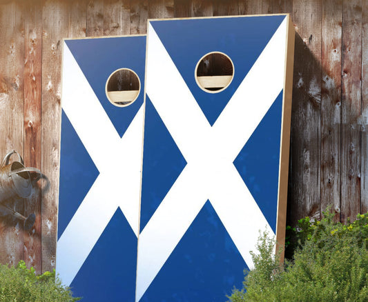 "Scottish Flag" Cornhole Boards