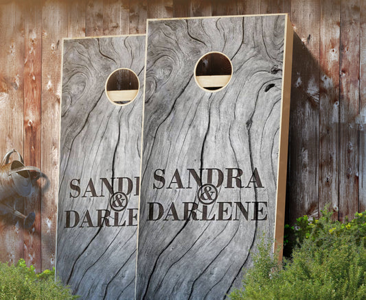 "Sophisticated Wood" Cornhole Boards