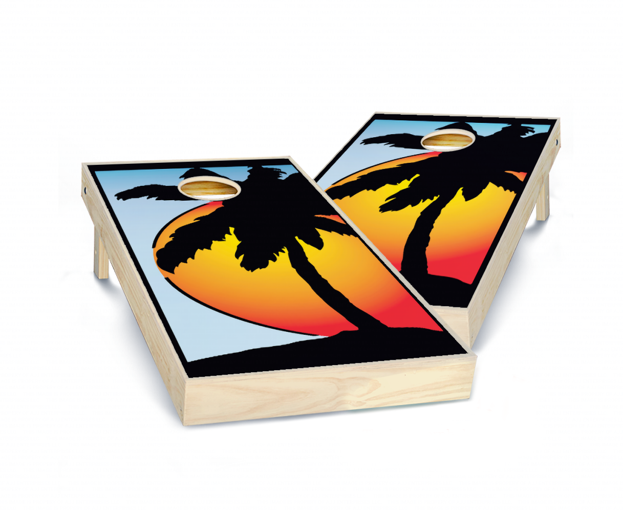 "Sunset" Cornhole Boards