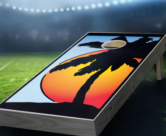 "Sunset" Cornhole Boards