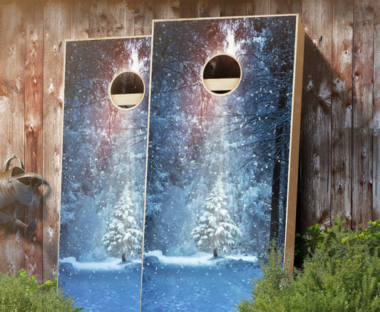 "Winter Wonderland" Cornhole Boards