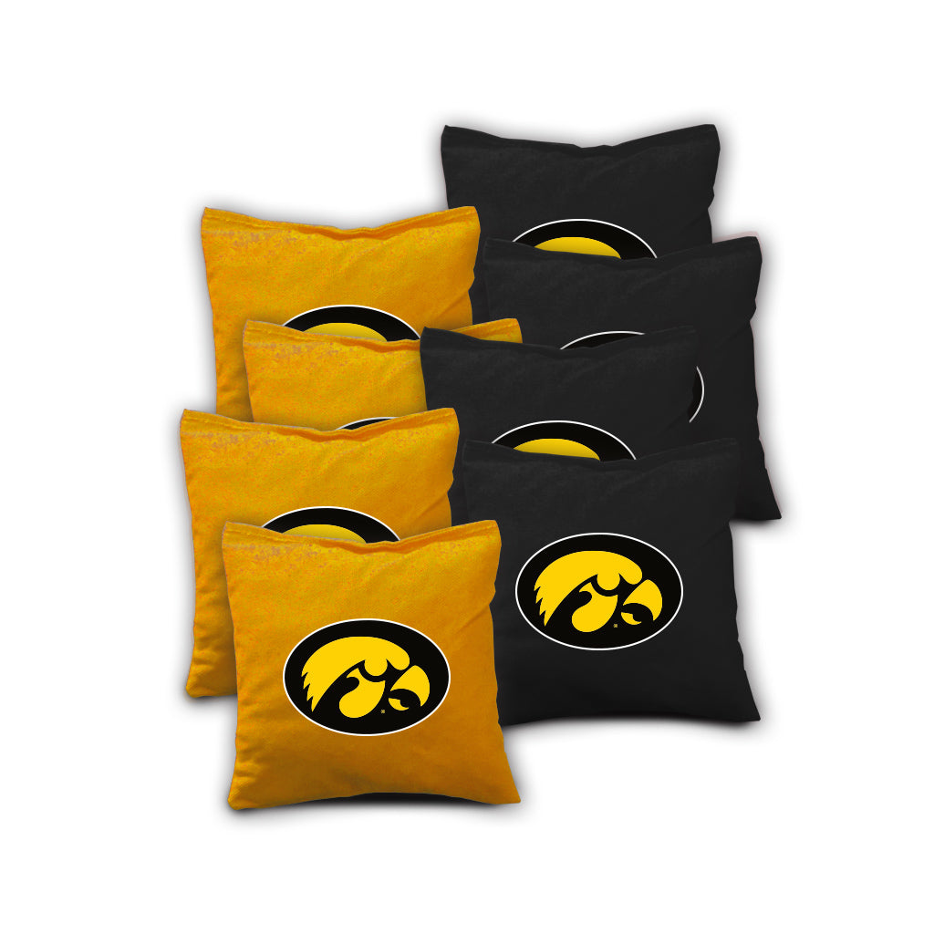 Set of 8 Iowa Cornhole Bags