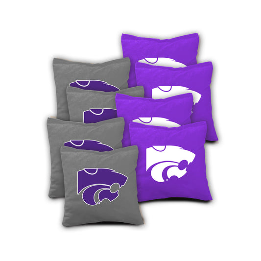 Set of 8 Kansas State  Cornhole Bags