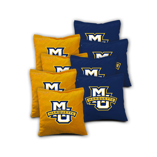 Set of 8 Marquette Cornhole Bags