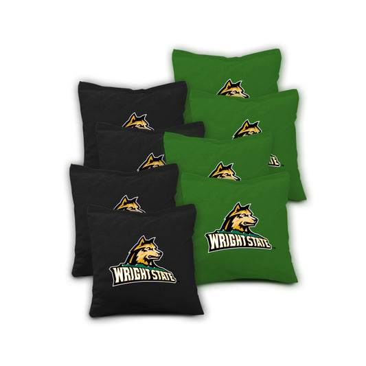 Set of 8 Wright State Cornhole Bags