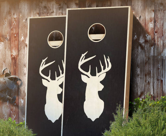 "Buck" Stained Cornhole Boards