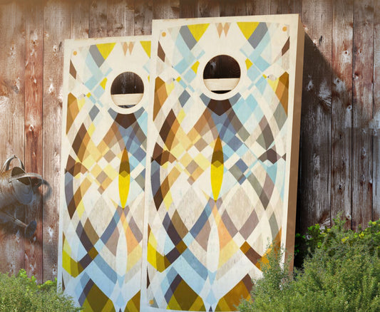 "Color Me" Stained Cornhole Boards