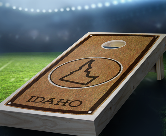 "Idaho" State Stained Cornhole Board