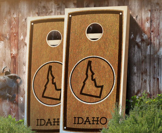 "Idaho" State Stained Cornhole Board