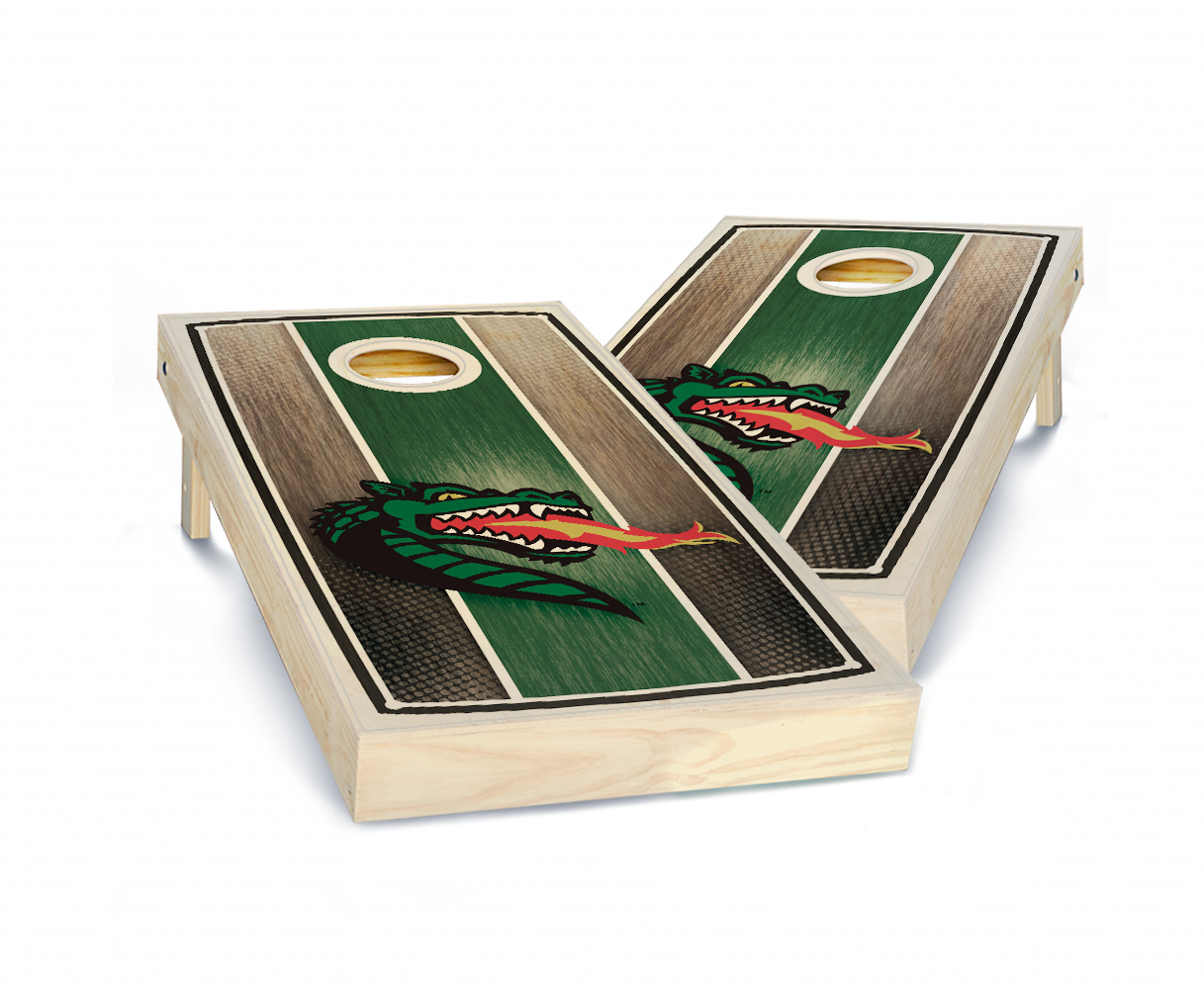 "UAB Stained Stripe" Cornhole Boards