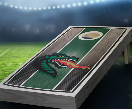 "UAB Stained Stripe" Cornhole Boards