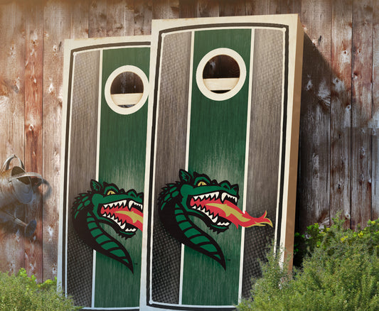 "UAB Stained Stripe" Cornhole Boards
