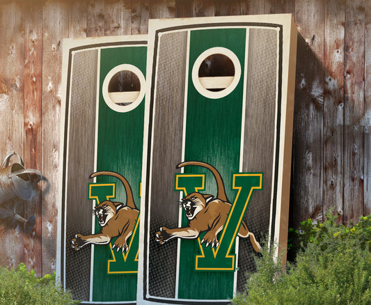 "Vermont Stained Stripe" Cornhole Boards