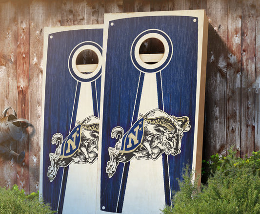 "Navy Pyramid" Cornhole Boards