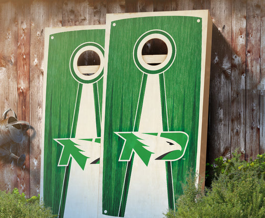 "North Dakota Stained Pyramid" Cornhole Boards