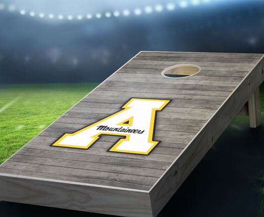 "Appalachian State Distressed" Cornhole Boards