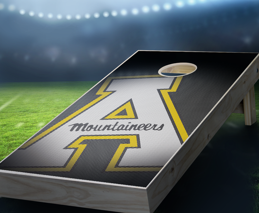 "Appalachian State Slanted" Cornhole Boards