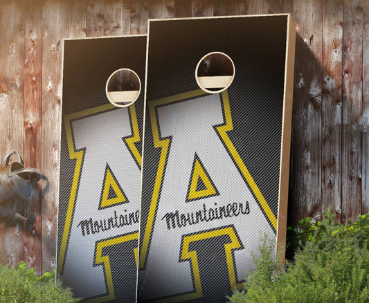 "Appalachian State Slanted" Cornhole Boards