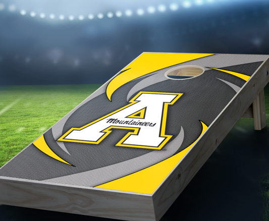 "Appalachian State Swoosh" Cornhole Boards