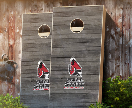 "Ball State Distressed" Cornhole Boards