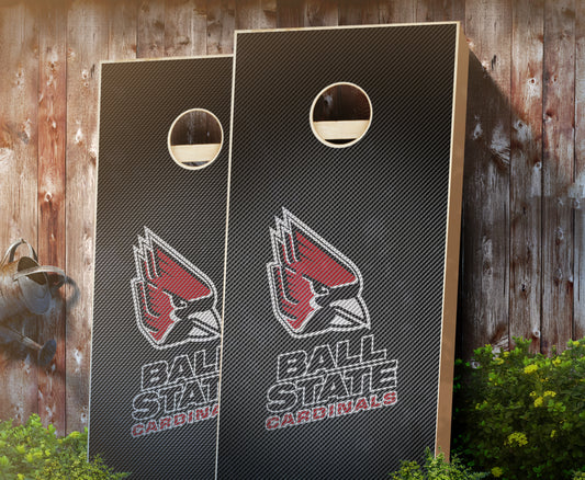 "Ball State Slanted" Cornhole Boards