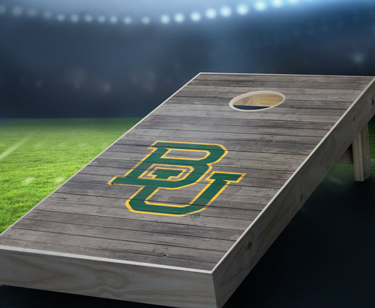 "Baylor Distressed" Cornhole Boards